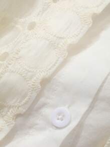 DAZY Women's Mock Layered Short Sleeve Textured Shirt, Solid Color Casual Everyday - Beige - View 7