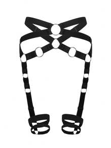 SHEIN Women's Sexy Lingerie Accessories, Minimalist & Practical Multi-Function - Black - View 2