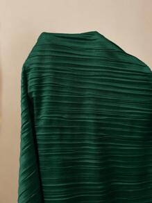 SHEIN Frenchy Áo hai dây màu trơn Giải trí - Màu xanh lá cây đậm - Xem 6
