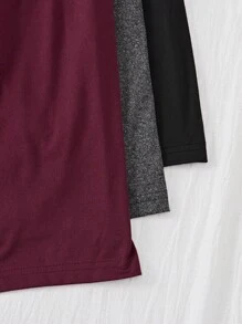 SHEIN 6pcs/Set Plus Size Printed Short Sleeve Top & Shorts Sets, Outfits - Multicolor - View 6