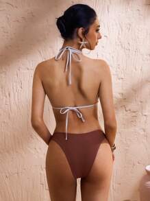 Swim Chiccia Bộ bikini hở lưng kèm quần cho nữ - Nhiều màu - Xem 2