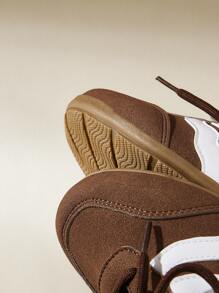 CUCCOO EASI Women's Casual Mary Jane Flat Sports/Dance Shoes Trainers Back To School - Brown - View 8