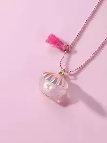 1 Miếng Nhựa lột vỏ Tua Vòng cổ mặt dây chuyền Đối với Bé gái , Thích hợp Đối với Mặc hàng ngày - Nhiều màu - Xem 3