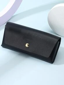 Kính thời trang kẻ caro tròng kính màu - màu đen - Xem 5