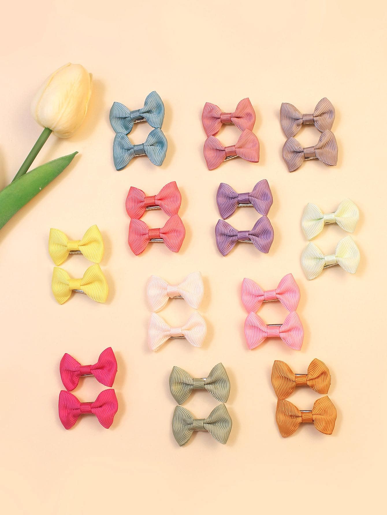 24 bucăți/Set agrafe de păr tip fluture pentru fete