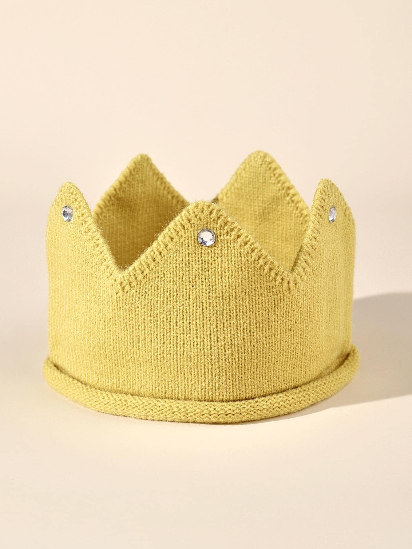 1pc Baby Crown Design Hair Band - Yellow - View 1