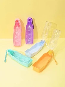 1pc Portable Random Color Pet Travel Bottle - Multicolor - View 4