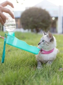 1pc Portable Random Color Pet Travel Bottle - Multicolor - View 9