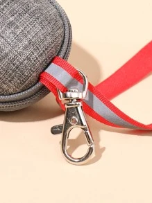 1个储物容器+3卷婴儿推车垃圾袋（1卷=15个，展开尺寸30x22厘米），婴儿推车垃圾袋架和便携式塑料袋 - 灰色 - 查看 4