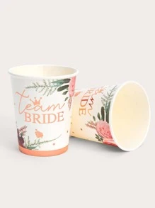 10/25入組紙杯 - 新娘浴之玫瑰金 - 彩色 - 查看 5