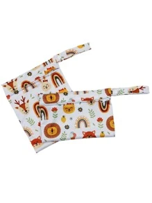 2入組嬰兒卡通圖案尿布包