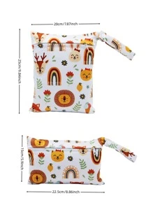 2入組嬰兒卡通圖案尿布包