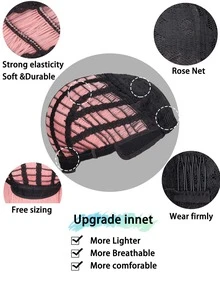 Peluca sintética extra larga recto con tupe - Multicolor - Ver 5