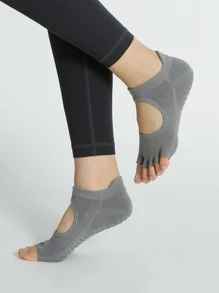 Open Toe, Barefoot, Non-Slip, Comfortable Yoga Socks For Indoor Sports Protection