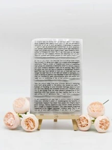 1 pieza Sello con estampado de letra - transparente - Ver 1