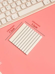 1 pezzo Note adesive modelli righe - Bianco - Visualizzare 5