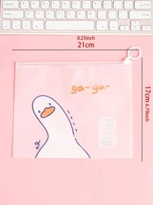 MOKA Túi bút chì họa tiết vịt 1 cái - Nhiều màu - Xem 2