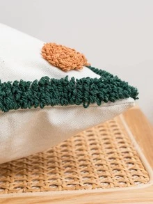 1 Hoa Thiết Kế Trang Trí Vỏ Gối, Vải Bố Hiện Đại Đệm Cho Phòng Khách, Trang Trí Nhà Cửa - trắng - Xem 4
