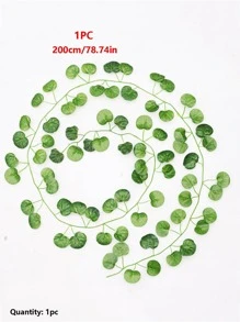 1入組2米人造常春藤藤蔓花藤假植物 - 薄荷綠 - 查看 3
