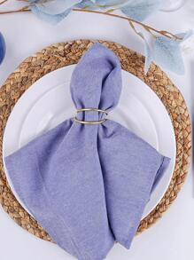 Hotel/restaurant Simple And Stylish Crossed Metal Wire Napkin Ring - Yellow - View 4