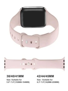 2 cái/bộ Dây đeo thể thao tương thích với Apple Watch Band 38mm 40mm 41mm 42mm 44mm 45mm 49mm, Dây đeo silicon mềm chống nước đầy màu sắc và linh hoạt Tương thích với Apple Watch Apple Watch Series 9 Ultra 8 7 6 5 4 3 2 1 SE Nam nữ, Vỏ tương thích với Apple Vỏ đồng hồ, Miếng bảo vệ màn hình có độ nhạy cao HD mềm với TPU Toàn bộ vỏ bảo vệ chống rơi - Màu Hồng baby - Xem 3