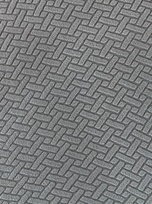 1pc Geometric Pattern Stretchy Chair Seat Cover, Polyester Dining Chair Seat Cover For Home - Light Grey - View 5