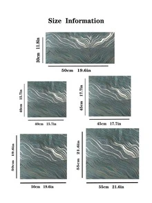 1pc Jacquard Cushion Cover Without Filler - Green - View 7