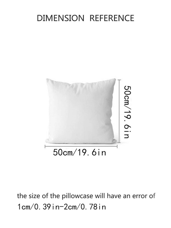 Flower Braid Cushion Cover Without Filler SHEIN UK