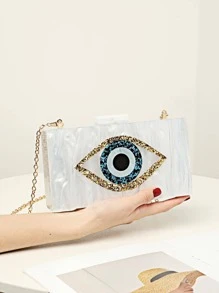 Túi đeo chéo Nữ Con số - trắng - Xem 2