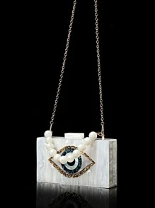 Túi đeo chéo Nữ Con số - trắng - Xem 3