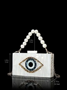 Túi đeo chéo Nữ Con số - trắng - Xem 8