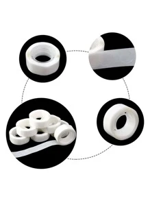 10卷/套塑膠氣球膠,現代簡約點膠適合派對 - 無色 - 查看 6