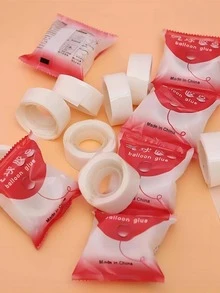 10卷/套塑膠氣球膠,現代簡約點膠適合派對 - 無色 - 查看 5