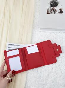 Minimalist Flap Pocket Wallet Small Tri-Fold Slim Women Wallet Portable Cash White-Collar Workers For Female College Work Business Commute Office For Anniversary For Birthday Gift On Valentine Day Gift Present Coin For Credit Card/ID Card//Cash/Passport Multi Layer Hasp Mom Gifts PU Leather Casual Solid Color Textured Fashionable School Supplies Teacher Gifts Back To School For Women Wallet Purse Wallet Small Wallet