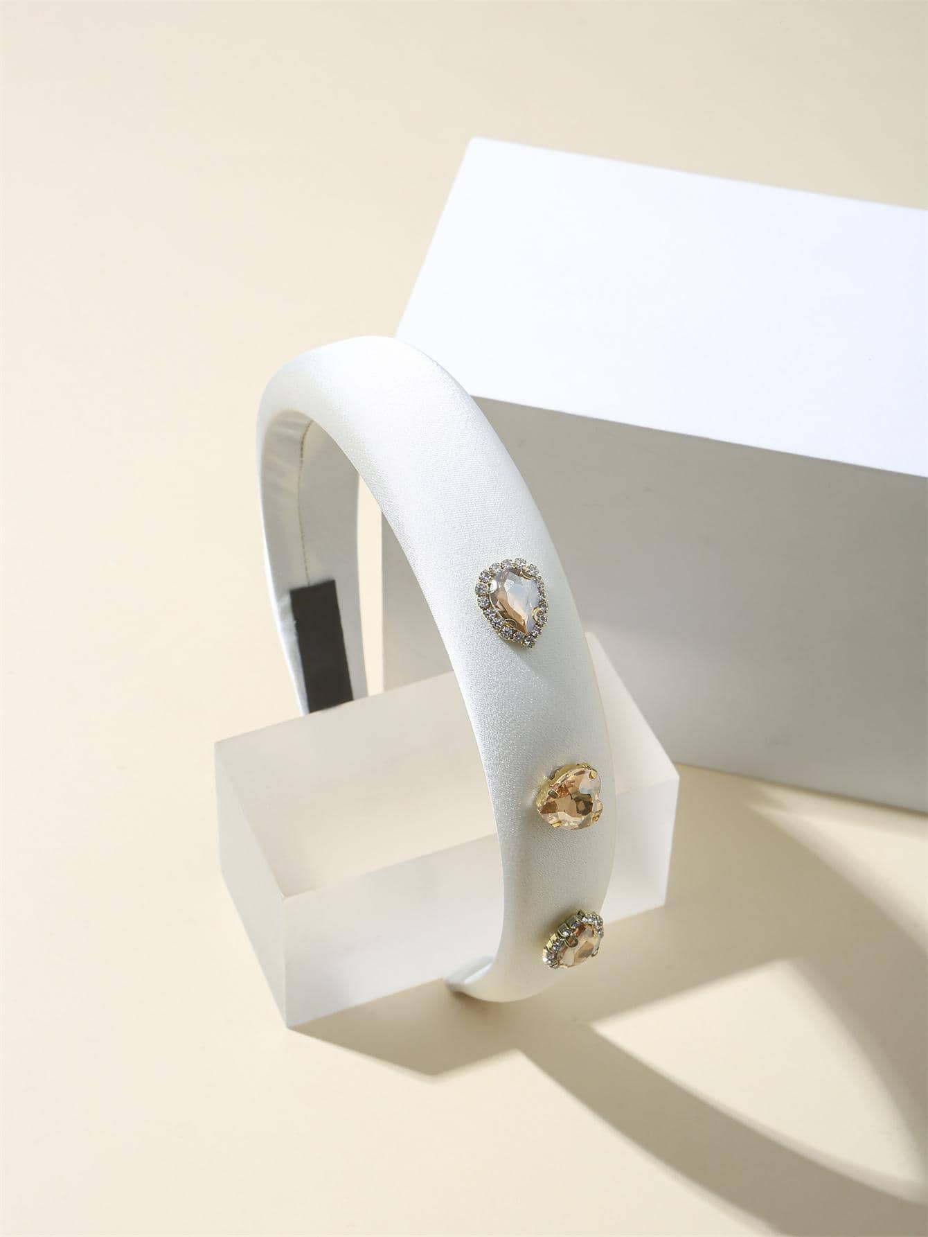 1入組女童水鑽裝飾時尚頭帶用於髮飾