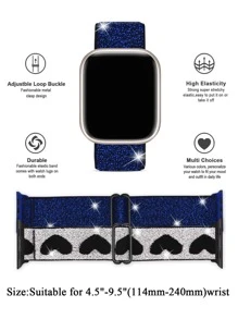 5pcs/Set Braided Stretchy Nylon Sport Solo Loop Compatible With Apple Watch Band Compatible With Xiaomi, Compatible With Huawei, Compatible With Fitbit Versa 2 1, Compatible With Samsung Galaxy Watch, 20MM 22MM 38mm 40mm 41mm 42mm 44mm 45mm 46mm 49mm For Women Men, Nylon Elastic Straps Wristbands Compatible With Apple Watch Series 10 9 8 7 6 SE 5 4 3 2 1 Ultra Ultra As A Gift For Students Returning To School