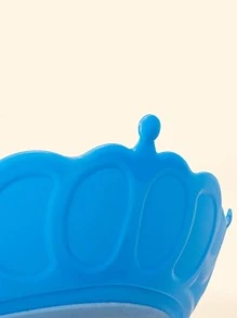 1入組矽膠王冠設計洗髮水帽子 - 藍色 - 查看 4
