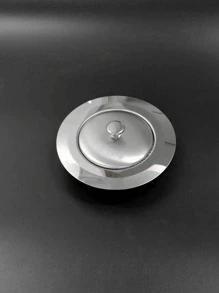 2pcs Stainless Steel Kitchen Sink Filter, Silver Round Sink Drain Plug For Kitchen - Silver - View 2