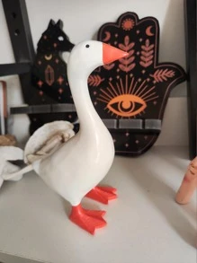 1pc Duck Design Decoration Craft Best Gifts Birthday - White - View 4