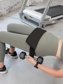 1 Đai tập lực đẩy hông cho quả tạ - Màu xám đen - Xem 1