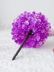 1 chậu cây nhân tạo - Màu đỏ tím - Xem 4