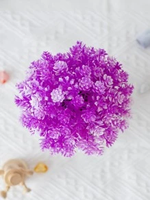 1 chậu cây nhân tạo - Màu đỏ tím - Xem 3