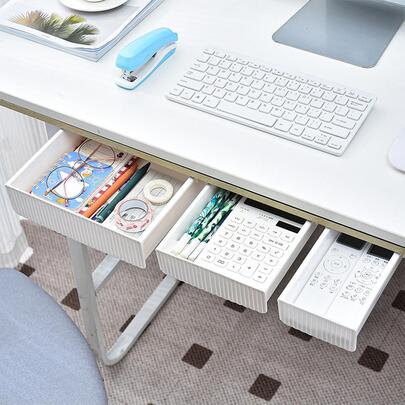 1 hộp đựng văn phòng phẩm màu trơn, hộp đựng đồ dùng văn phòng phẩm đa năng đơn giản dành cho học sinh, đồ dùng văn phòng phẩm, phụ kiện bàn làm việc văn phòng, đồ dùng văn phòng, hộp đựng bút, phụ kiện văn phòng phẩm.