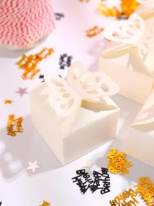 20入組蝴蝶設計禮物盒 - 米色 - 查看 5