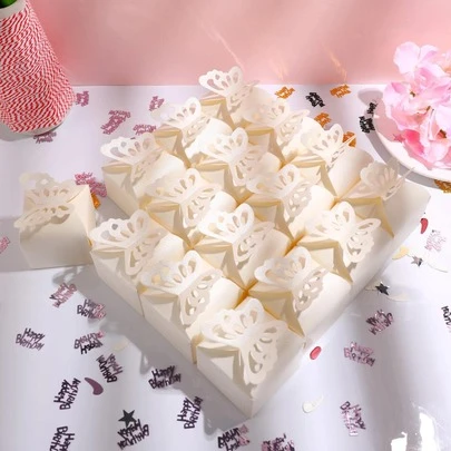 20入組蝴蝶設計禮物盒