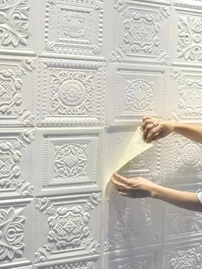 3d Wall Panels, Peel And Stick 3d Wallpaper, Self Adhesive Waterproof Foam Panel For Living Room,Bedroom,Laundry, Kitchen, Fireplace, Tv Wall Decoration,Renovation Stickers Peel Wall Panels,Wall Paper, Wallpapers,Spring Decoration Items Refresh Your Home,Rama Decoration Stickers Gifts Birthday Graduation