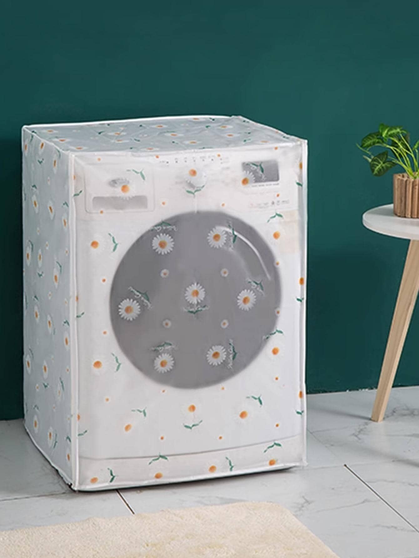 1 Vỏ máy giặt in hoa cúc - Trong sáng - Xem 1