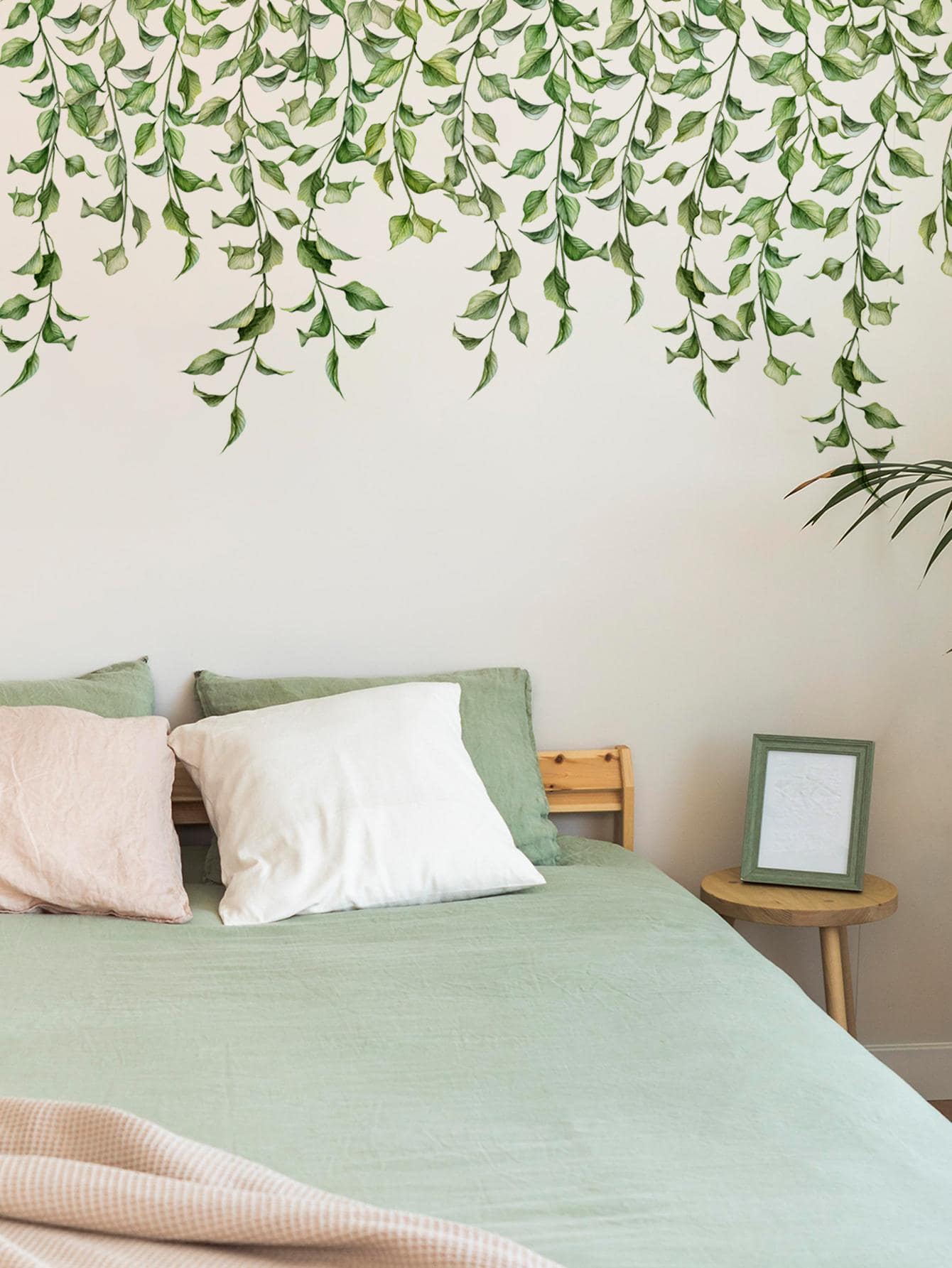 1set PVC Wall Sticker, Leaf Pattern Wall Decal For Home Wall Decor - Multicolor - View 1