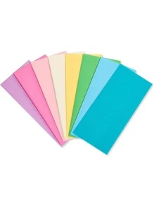 10pcs Solid Color Gift Wrapping Paper Valentine Day