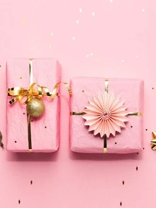 10入組素色禮品包裝紙 - 淺藍色 - 查看 9